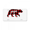papa christmas bear License Plate