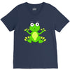 frog cute V-Neck Tee