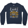 Born February Multitasking Problem Solving Tees Crewneck Sweatshirt