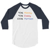 mommy daddy harrison baby name 3/4 Sleeve Shirt