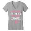 I'm Your Father's Day Gift Mom Says You're Welcome Girl Women's V-Neck T-Shirt