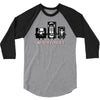 never forget casette diskette 3/4 Sleeve Shirt