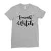 feminist witch Ladies Fitted T-Shirt