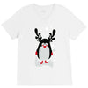 christmas penguin V-Neck Tee