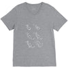 dino print girls V-Neck Tee