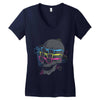 between the eyes Women's V-Neck T-Shirt