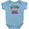 straight outta arkham Baby Bodysuit