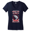 Funny fishing Women's V-Neck T-Shirt