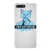 cat person iPhone 7 Plus Case