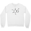 caffeine molecule t shirt coffee Crewneck Sweatshirt