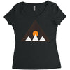 sun treenity Women's Triblend Scoop T-shirt