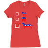 vote for dachshund Ladies Fitted T-Shirt