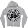 valhalla rune Zipper Hoodie