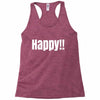 happy Racerback Tank