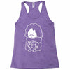 snow man Racerback Tank