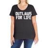 outlaws for life Ladies Curvy T-Shirt