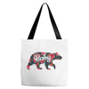 Floral Baby Bear Tote Bags