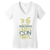 hungary out of control Women's V-Neck T-Shirt