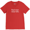 real men wear kilts V-Neck Tee