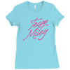 team miley Ladies Fitted T-Shirt