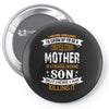 Super Cool Mother Of A Freaking Awesome Son Pin-back button