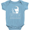 eleven stranger tv show mike lucas dustin will demogorgon dart Baby Bodysuit