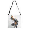 deathstroke marron Adjustable Strap Totes