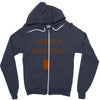 grandpa powered by coffee Zipper Hoodie
