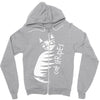 cat stripes Zipper Hoodie