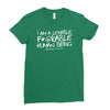 i am a lovable, Ladies Fitted T-Shirt