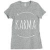 karma Ladies Fitted T-Shirt