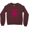star spangled hammered Crewneck Sweatshirt