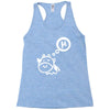 cow says mu Racerback Tank