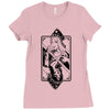 card girl deat game Ladies Fitted T-Shirt