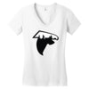 atlanta skyline falcons logo Women's V-Neck T-Shirt