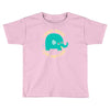 an elephant never cares Toddler T-shirt