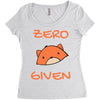 zero fox given Women's Triblend Scoop T-shirt