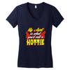 my aunt hottie Women's V-Neck T-Shirt