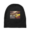 dinosaur in newyork Baby Beanies