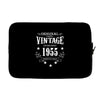 original parts vintage established 1955 perfectly aged Laptop sleeve