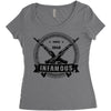 infamous 1949 Women's Triblend Scoop T-shirt