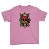 pirate bones skull Youth Tee