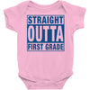 straight outta first grade Baby Bodysuit