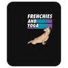 frenchies and yoga Mousepad