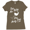 sip me baby one more time wine glass Ladies Fitted T-Shirt