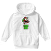 santa jumps Youth Hoodie