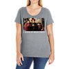 just a bunch of hocus pocus sanderson sisters Ladies Curvy T-Shirt