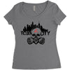 toxicity Women's Triblend Scoop T-shirt