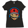 music boy Ladies Fitted T-Shirt