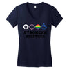 Stronger Together Women's V-Neck T-Shirt